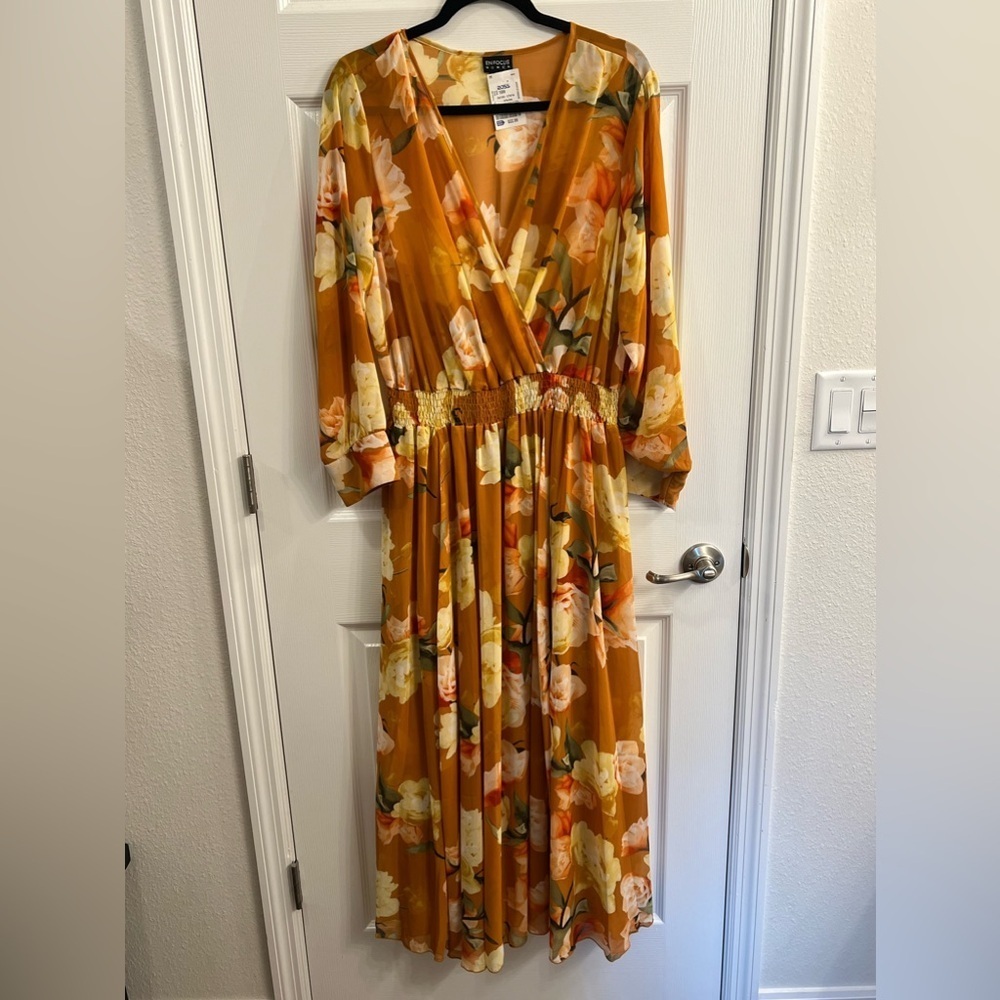 Size 18w floral long dress